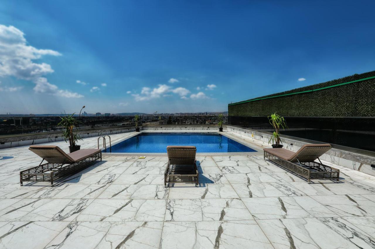 The Green Park 加济安泰普 外观 照片 Rooftop pool